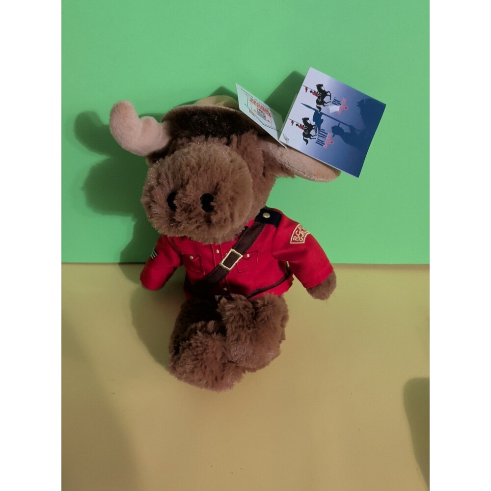 Royal Canadian Mounted Police RCMP Sergeant Bull Moose 11” Plush Stuffed Animal